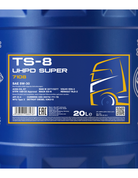 MANNOL TS-8 UHPD 5W-30 SUPER