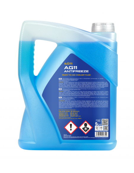 MANNOL ANTICONGELANTE G11 -40 Grados LL AZUL