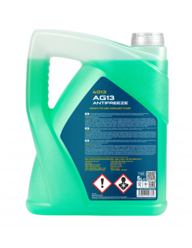 MANNOL ANTICONGELANTE AG13 -40 Grados VERDE
