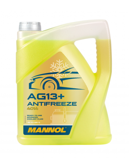 MANNOL ANTICONGELANTE AG13+ -40 Grados AMARILLO