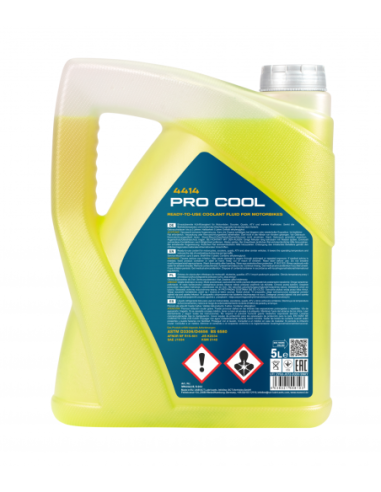 MANNOL ANTICONGELANTE PRO COOL -40 Grados AMARILLO