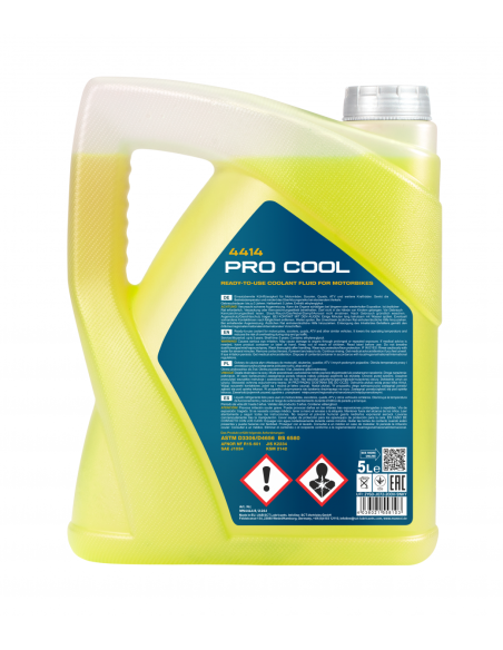 MANNOL ANTICONGELANTE PRO COOL -40 Grados AMARILLO