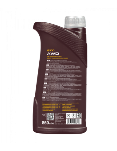 MANNOL AWD HALDEX GEAR TRANSMISIÓN