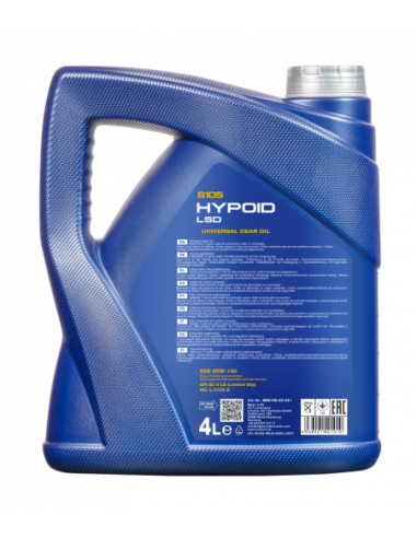 MANNOL HYPOID LSD 85W-140 GL-5 LS