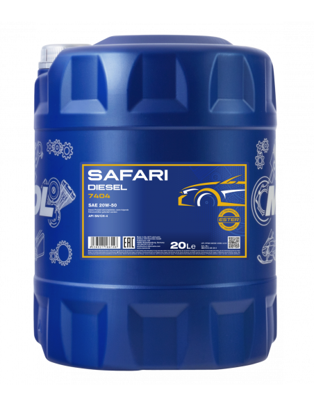Aceite de motor MANNOL 7404 SAFARI 20W-50 · Envio 24h