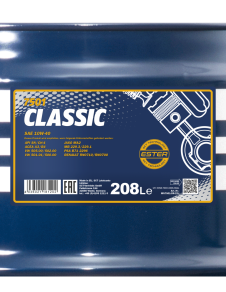 MANNOL CLASSIC 10W-40