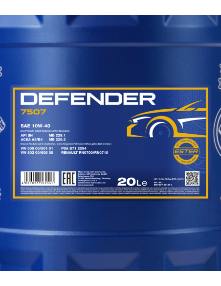 MANNOL DEFENDER 10W-40