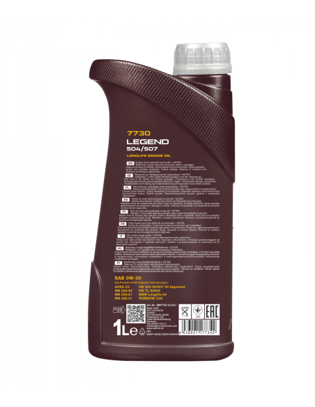 MANNOL LEGEND 504/507 0W-30