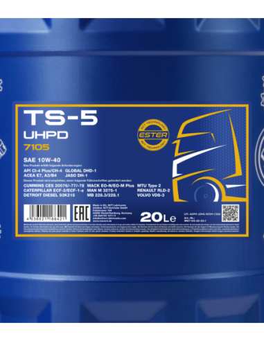 MANNOL TS-5 UHPD 10W-40