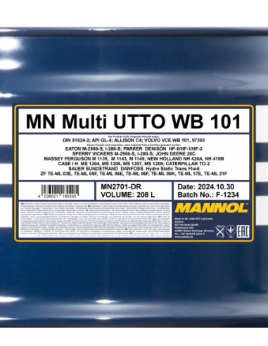 MANNOL UTTO WB 101