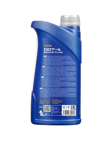 MANNOL LÍQUIDO DE FRENOS DOT-4