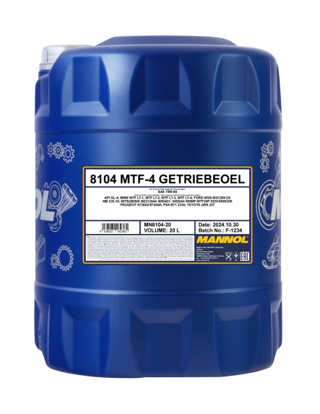 MANNOL MTF-4 75W-80 GL-4