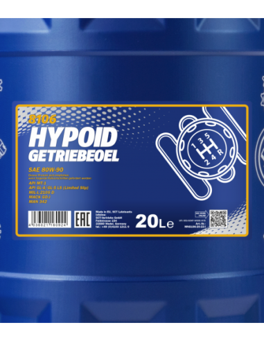 MANNOL HYPOID 80W-90 GL-5 LS