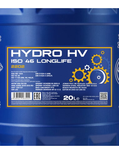 MANNOL HYDRO HV ISO 46 Longlife