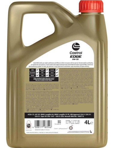 CASTROL EDGE 0W-30