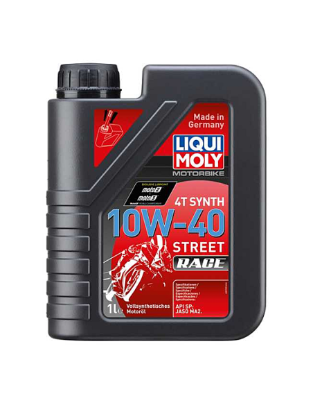 MOTORBIKE 4T SYNTH 10W-40 STREET RACE