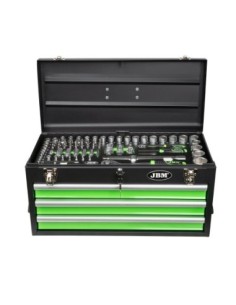 CAJA METÁLICA CON HERRAMIENTAS 143 PIEZAS CINCADO 2