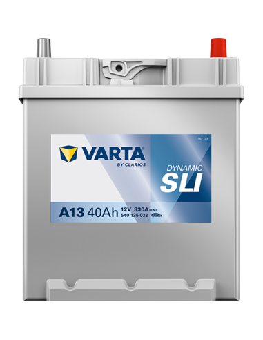 BATERÍA VARTA A13 DYNAMIC SLI 40 Ah  330  ARRANQUE + DERECHA
