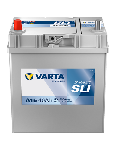 BATERÍA VARTA A15 DYNAMIC SLI 40 Ah  330  ARRANQUE + IZQUIERDA