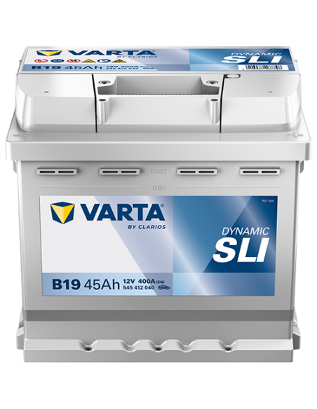BATERÍA VARTA B19 DYNAMIC SLI 45 Ah  400  ARRANQUE + DERECHA
