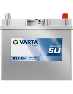 BATERÍA VARTA B32 DYNAMIC SLI 45 Ah  330  ARRANQUE + DERECHA 2