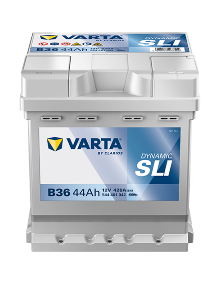BATERÍA VARTA B36 DYNAMIC SLI 44 Ah  420  ARRANQUE + DERECHA