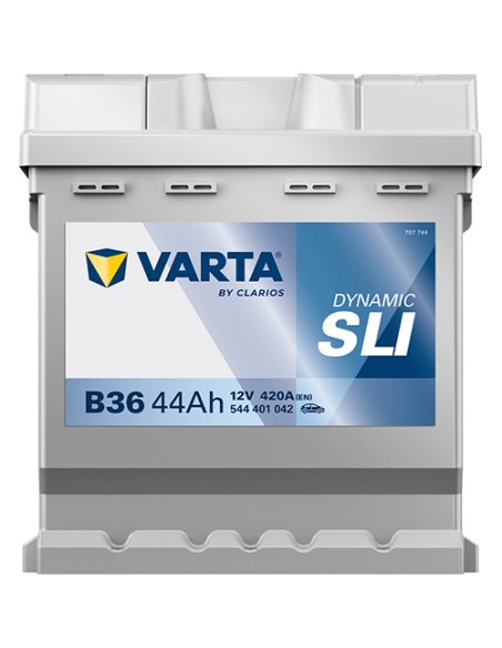 BATERÍA VARTA B36 DYNAMIC SLI 44 Ah  420  ARRANQUE + DERECHA