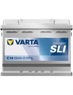 BATERÍA VARTA C14 DYNAMIC SLI 56 Ah  480  ARRANQUE + DERECHA 2