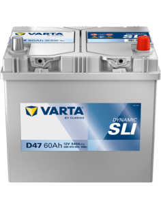 BATERÍA VARTA D47 DYNAMIC SLI 60 Ah  540  ARRANQUE + DERECHA