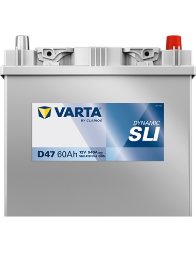 BATERÍA VARTA D47 DYNAMIC SLI 60 Ah  540  ARRANQUE + DERECHA