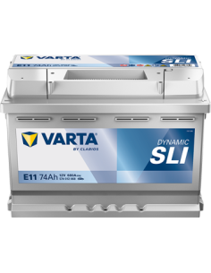 BATERÍA VARTA E11 DYNAMIC SLI 74 Ah  680  ARRANQUE + DERECHA