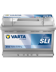 BATERÍA VARTA E12 DYNAMIC SLI 74 Ah ARRANQUE 680 + IZQUIERDA