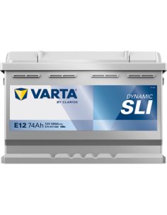 BATERÍA VARTA E12 DYNAMIC SLI 74 Ah ARRANQUE 680 + IZQUIERDA 2