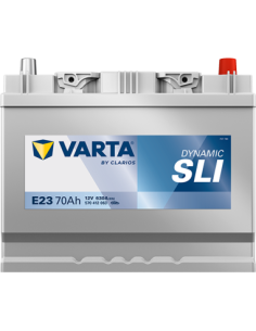 BATERÍA VARTA E23 DYNAMIC SLI 70 Ah ARRANQUE 630 + DERECHA 2