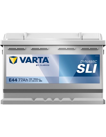 BATERÍA VARTA E44 DYNAMIC SLI 77 Ah ARRANQUE 780 + DERECHA