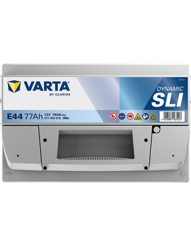 BATERÍA VARTA E44 DYNAMIC SLI 77 Ah ARRANQUE 780 + DERECHA