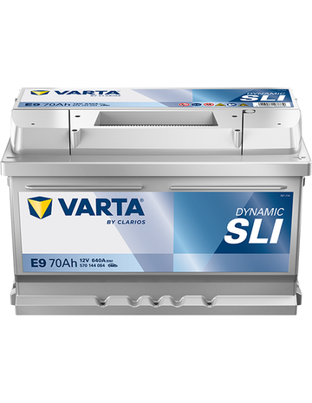 BATERÍA VARTA E9 DYNAMIC SLI 70 Ah ARRANQUE 640 + DERECHA