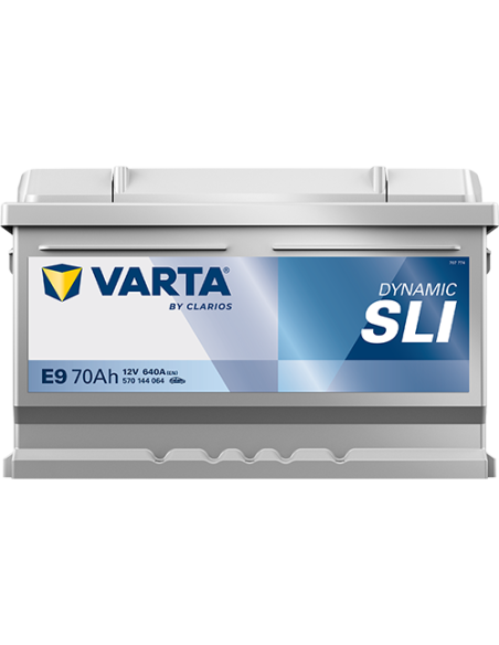 BATERÍA VARTA E9 DYNAMIC SLI 70 Ah ARRANQUE 640 + DERECHA