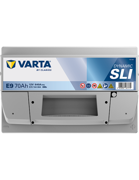 BATERÍA VARTA E9 DYNAMIC SLI 70 Ah ARRANQUE 640 + DERECHA
