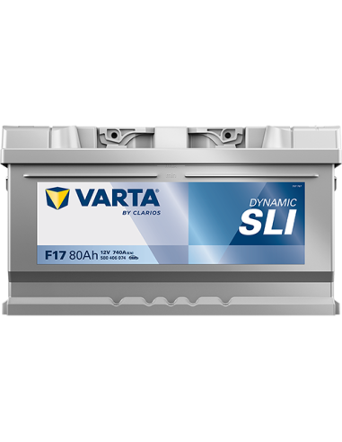 BATERÍA VARTA F17 DYNAMIC SLI 80 Ah ARRANQUE 740 + DERECHA