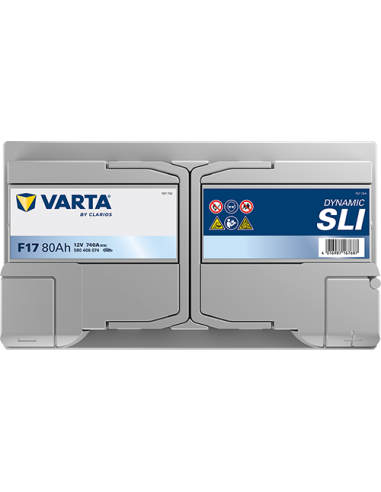BATERÍA VARTA F17 DYNAMIC SLI 80 Ah ARRANQUE 740 + DERECHA
