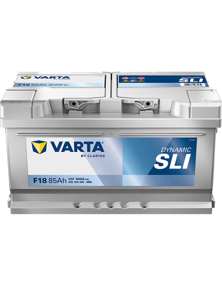 BATERÍA VARTA F18 DYNAMIC SLI 85 Ah ARRANQUE 800 + DERECHA
