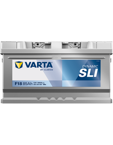 BATERÍA VARTA F18 DYNAMIC SLI 85 Ah ARRANQUE 800 + DERECHA