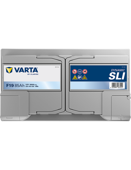BATERÍA VARTA F19 DYNAMIC SLI 85 Ah ARRANQUE 800 + DERECHA