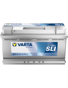 BATERÍA VARTA G3 DYNAMIC SLI 95 Ah ARRANQUE 800 + DERECHA
