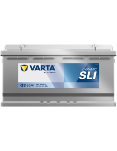 BATERÍA VARTA G3 DYNAMIC SLI 95 Ah ARRANQUE 800 + DERECHA 2