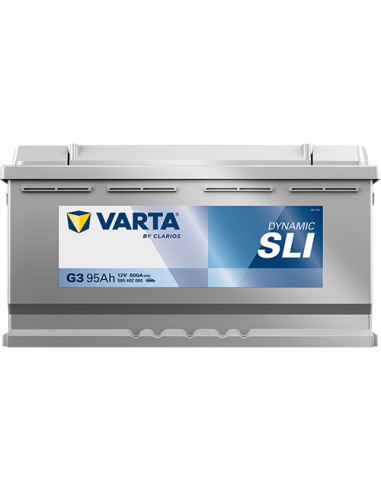 BATERÍA VARTA G3 DYNAMIC SLI 95 Ah ARRANQUE 800 + DERECHA