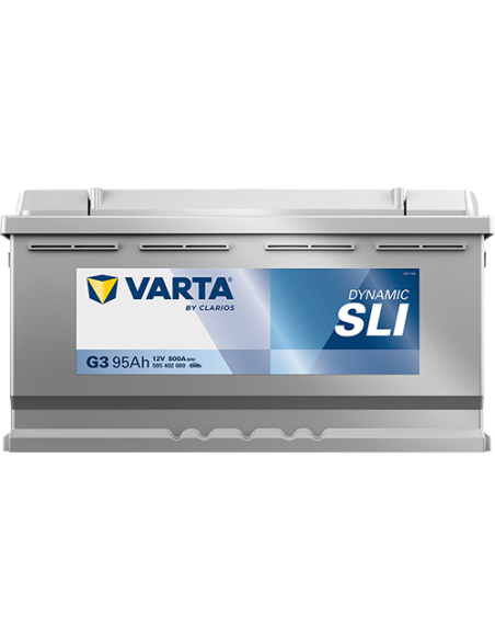 BATERÍA VARTA G3 DYNAMIC SLI 95 Ah ARRANQUE 800 + DERECHA