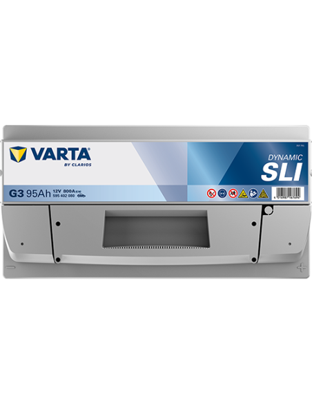 BATERÍA VARTA G3 DYNAMIC SLI 95 Ah ARRANQUE 800 + DERECHA