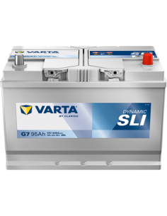 BATERÍA VARTA G7 DYNAMIC SLI 95 Ah ARRANQUE 830 + DERECHA
